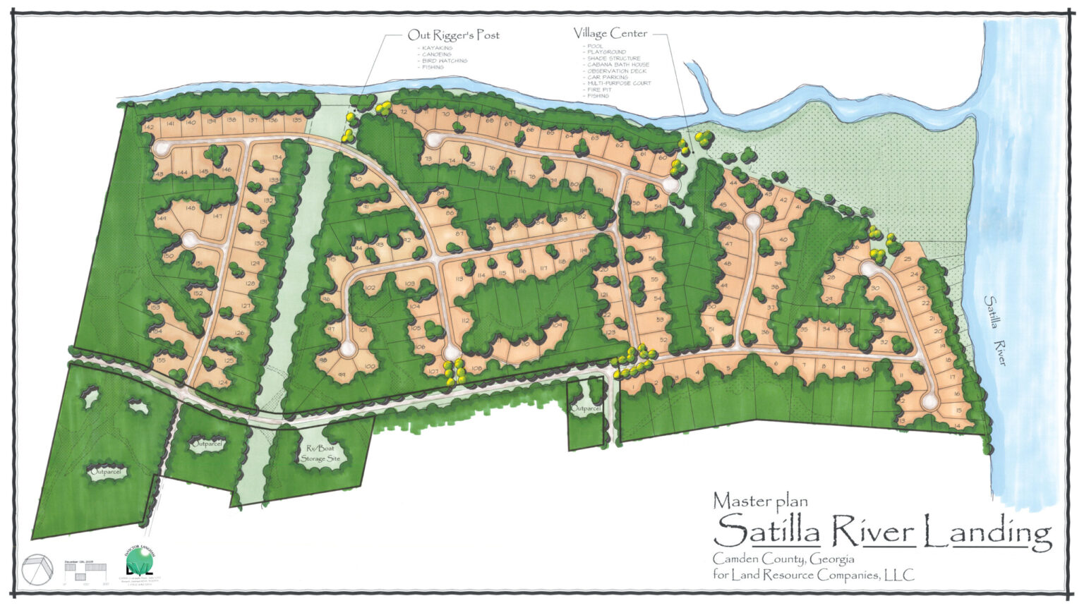 Satilla River Landing master plan